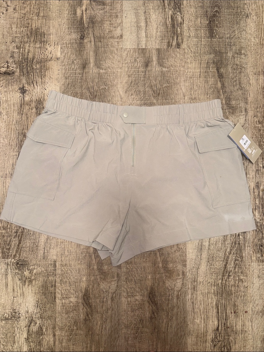 Avia Light Gray Cargo Shorts for Women